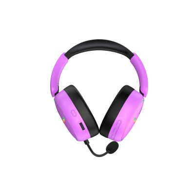 6. HATOR Phoenix 2 Kabelloses Gaming-Headset mit Kopfbügel, USB Typ-C / USB Typ-A, Bluetooth, Lila