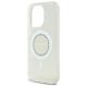 6. Guess IML Strassstein-MagSafe-Hülle für iPhone 16 Pro – Weiß