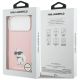 8. Karl Lagerfeld IML Aquarelle Choupette & Logo MagSafe Hülle für iPhone 17 Pro - Pink