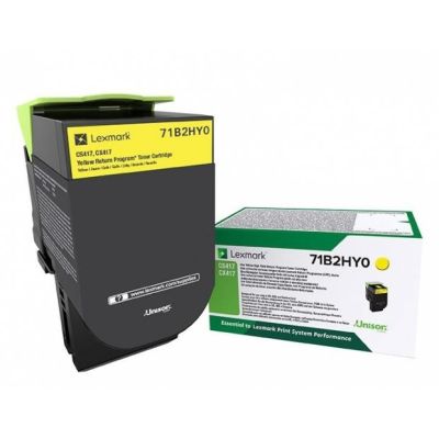 3. Lexmark 71B2HY0 Tonerkartusche, 1 Stück, Original, Gelb