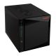3. AS5404T NAS; Tower; 4x (3,5" SATA HDD/ 2,5" SSD); Intel Celeron N5105; 4 GB DDR4 SODIMM (max. 16 GB), 2x 2,5-GbE, 4x M.2 2280 NVMe PCIe 3.0, 3x USB 3.2 Gen, 1x HDMI 2.0b