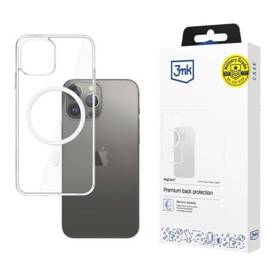 Hülle für iPhone 13 Pro Max kompatibel mit MagSafe Serie 3mk MagCase - transparent