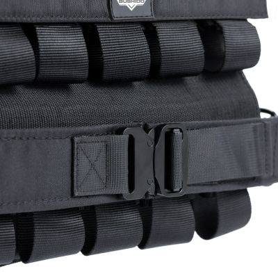 3. 30 kg schwere Trainingsweste mit Seilzügen W30B | DBX Bushido