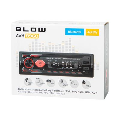 7. Autoradio BLOW AVH-8960 RDS MP3/USB/micro SD/BLUETOOTH + USB-C