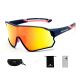 Rockbros 10134PL Polarisierte Fahrradbrille - Blau und Pink
