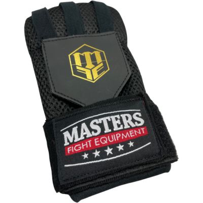 10. MASTERS BBŻ-GRIP Gel-Boxbandagen schwarz