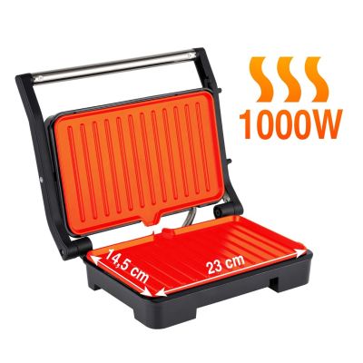 5. ELDOM KONTAKTGRILL GK110 800W SCHWARZ UND SILBER