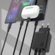 4. Dudao A29 65W GaN Wandladegerät 2 x USB-C + 1 x USB-A - Schwarz