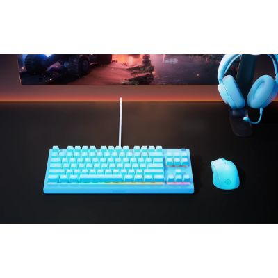 2. SteelSeries Apex 3 TKL US Tastatur, Aqua