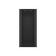 14. Lanberg WF01-6627-10B einteiliger Schrank (27 HE; 1300 mm / 600 mm / 600 mm; Wandmontage; Glas; 19 Zoll; schwarz)