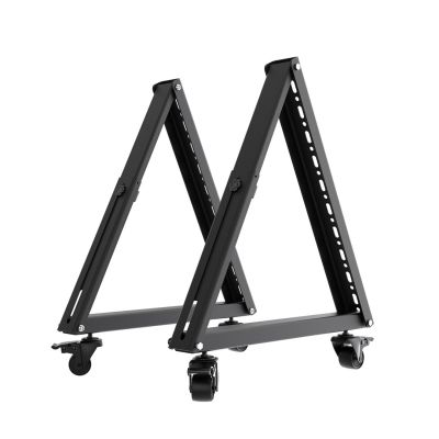 23. Maclean TV-Trolley/Bodenständer, 37–80 Zoll, max. VESA 800x400, max. 75 kg, mobil, mit Radfeststellbremse, MC-183