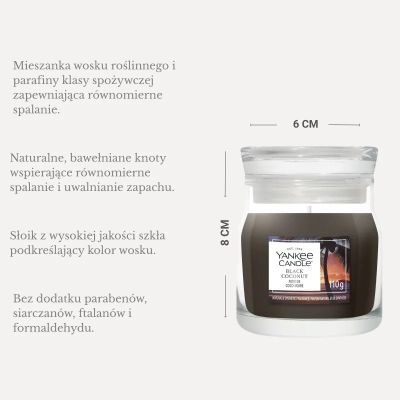 3. Kleine Kerze BLACK COCONUT YANKEE