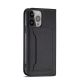 11. Magnetkartenhülle für iPhone 13 Pro Max Tasche Kartenetui Kartenhalter Schwarz
