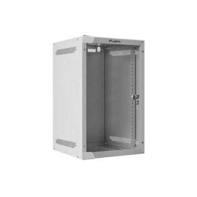 Lanberg WF10-2309-10S Rack-Schrank (9 HE; 462 mm / 280 mm / 310 mm; Wandmontage; Glas; 10"; Grau)
