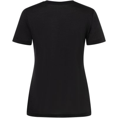 2. Damen-Kurzarmshirt SUPER.NATURAL W BERGGLÜCK TEE, schwarz