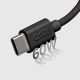 7. SBS TECABLETISSUETCK USB-C – USB-C-Kabel 1,5 m 60 W geflochten – Schwarz