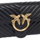 3. Pinko Love Bag One Geldbörse Chevron Schwarz - 100062A0GK-Z99Q