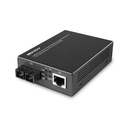 6. Lindy 25119 Netzwerk-Konverter 850 nm Multifunktional Schwarz