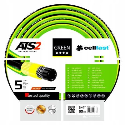 5. Cellfast 15-121 GRÜN ATS2™ 3/4" 50m Gartenschlauch