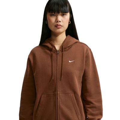 3. Nike Studio Fleece Damen-Sweatshirt, mittelschwer, hellbraun, IM8504 259