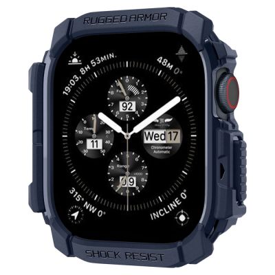 13. Spigen Rugged Armor Hülle für Apple Watch 10 46 mm – Marineblau