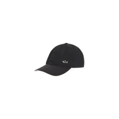 4. Paul&Shark Herren-Baseballkappe, schwarz, 99317100-11, Logo vorne
