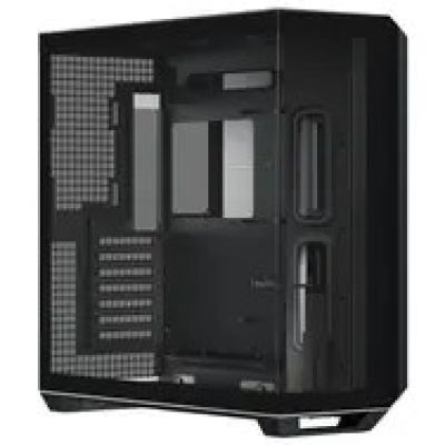 APNX V1 Gehäuse, Midi-Tower, ATX, gehärtetes Glas, Schwarz und Weiß