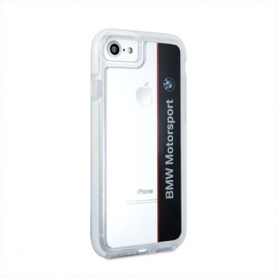 3. BMW Motorcase Hülle für iPhone 7 / 8 / SE 2020 / SE 2022 - Transparent Schwarz