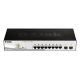 D-Link DGS-1210-08P Managed L2 Gigabit Ethernet (10/100/1000) PoE-Unterstützung Schwarz