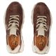 6. braune Leder-Plateau-Sneaker Filippo DP7498