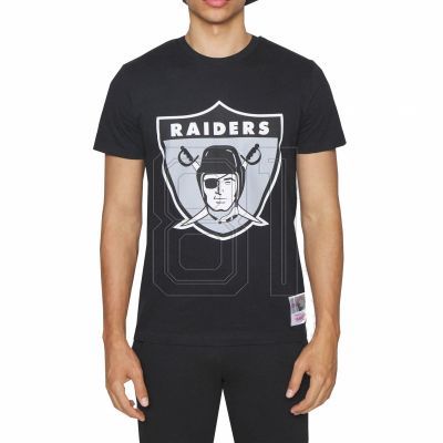 2. Mitchell & Ness NFL Oakland Raiders Team Logo Tee BMTRINTL1270-ORABLCK