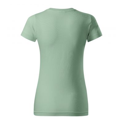 5. Damen Basic T-Shirt (Salbeigrün)