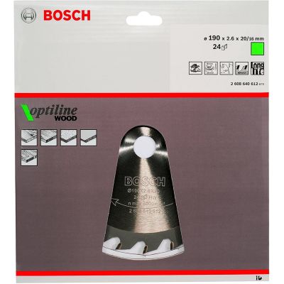 2. Bosch ?2608640612 Kreissägeblatt 19 cm 1 Stück.