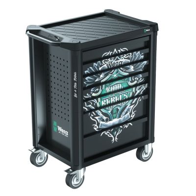 1 Tool Rebel 9700 Werkstattwagen mit Ausrüstung, 78 Teile