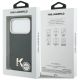 8. Karl Lagerfeld MagSafe Hülle mit Karl-Kopf-Logo für iPhone 17 Pro – Schwarz