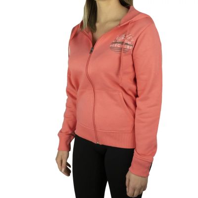 4. Skechers Kapuzenjacke mit durchgehendem Reißverschluss WJA267-CRL Rosa XS