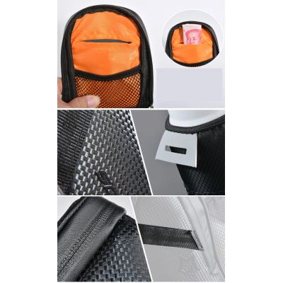 5. Rockbros C7-1 wasserdichte Fahrradtasche mit Sattelbefestigung 1,5l - Schwarz