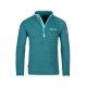 Trollkids Kids Nordland Fleece-Sweatshirt mit halbem Reißverschluss für Mädchen/Jungen, Grün (707-332)