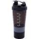 11. FITNESS-SHAKER-FLASCHE 500ML SCHWARZ GRAU PURE 2 IMPROVE