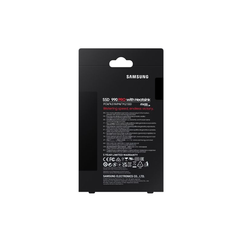 27. SSD PCIE G4 M.2 NVME 4 TB mit HS/990 PRO MZ-V9P4T0CW SAMSUNG