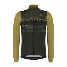 Rogelli STRYDE Langarmshirt schwarz und grün L