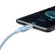 7. Baseus Explorer 100W USB-C - USB-C-Kabel mit intelligentem Temperatursensor 1m - Blau