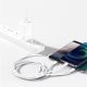 9. Baseus Superior Series USB-A - USB-C / Lightning / Micro-USB 3,5A Kabel 1 m - weiß