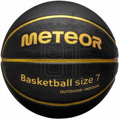 2. Meteor Cellular 7 Basketball Schwarz und Gold 16697