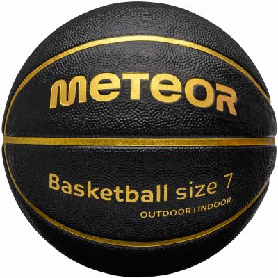 2. Meteor Cellular 7 Basketball Schwarz und Gold 16697