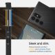 8. Spigen Liquid Air Hülle für Samsung Galaxy S22 Ultra – Mattschwarz