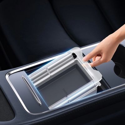 11. Baseus T-Space Series Auto-Organizer für Tesla Model 3 / Y – grau