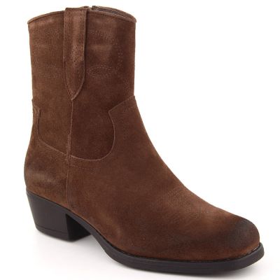 4. Braune Damen-Cowboystiefel aus Leder, Sergio Leone BT284-S