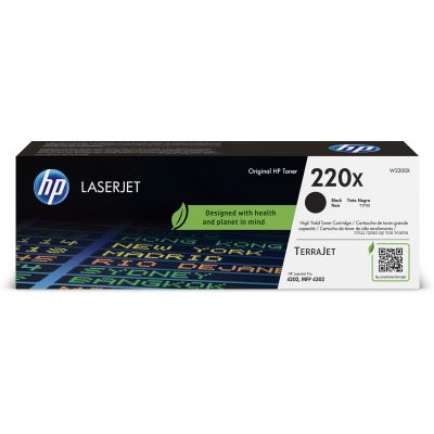 Original HP 220X LaserJet Tonerkartusche Schwarz