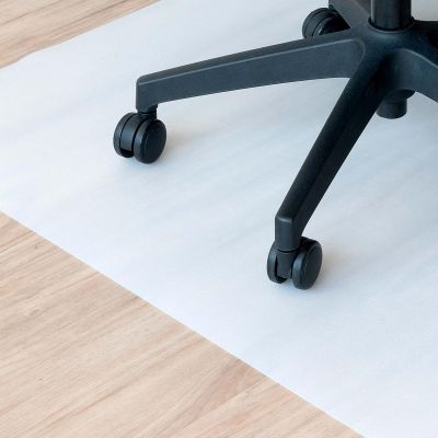 4. PE-Bodenschutzunterlage für Bürostühle 90x90CM ALPINA